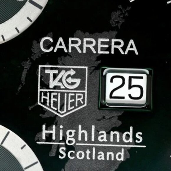 Tag Heuer 41mm Men\'s Carrera Limited Edition Highlands Scotland SS Watch CV2012! main image 4